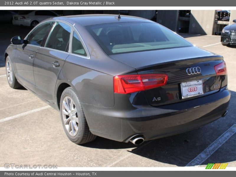 Dakota Gray Metallic / Black 2012 Audi A6 2.0T quattro Sedan