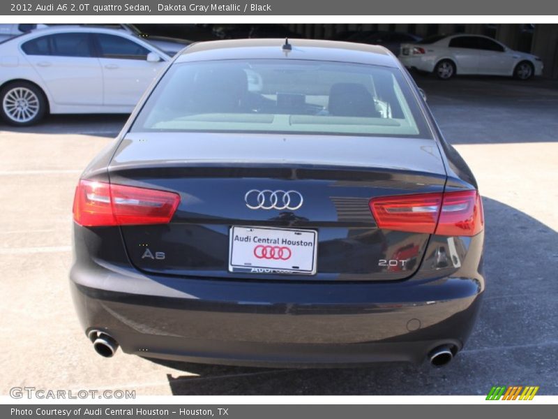 Dakota Gray Metallic / Black 2012 Audi A6 2.0T quattro Sedan