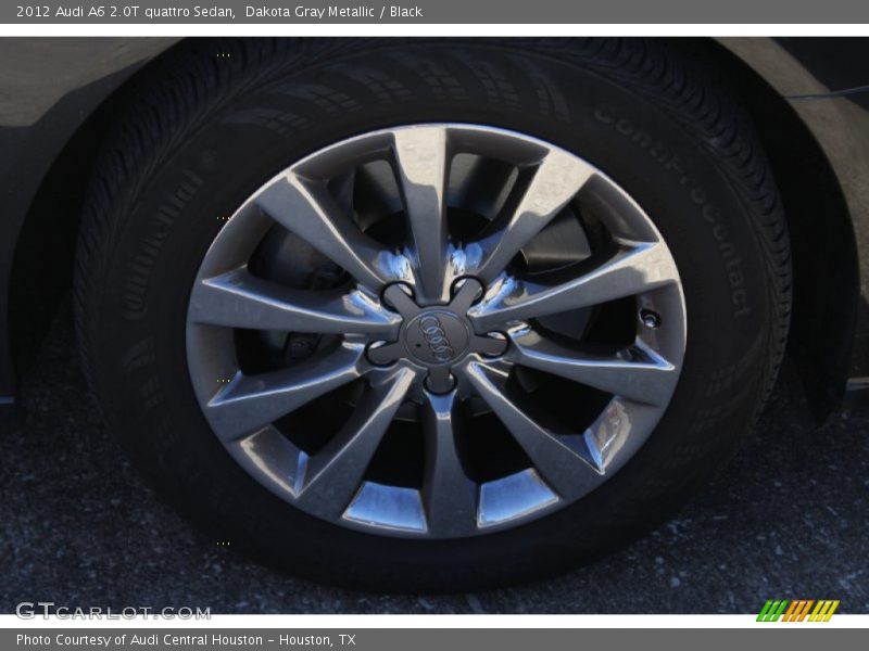 Dakota Gray Metallic / Black 2012 Audi A6 2.0T quattro Sedan