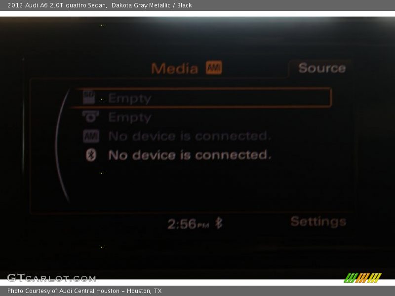 Dakota Gray Metallic / Black 2012 Audi A6 2.0T quattro Sedan