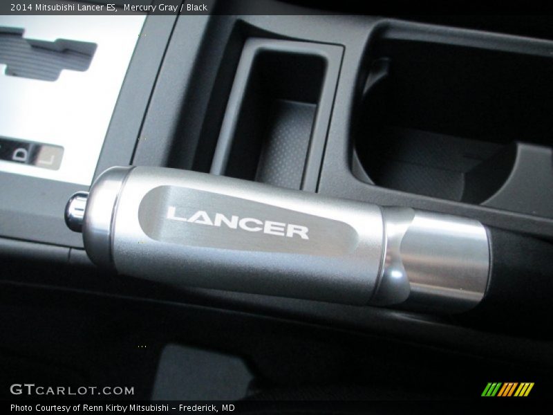 Mercury Gray / Black 2014 Mitsubishi Lancer ES