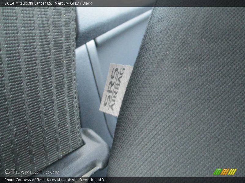 Mercury Gray / Black 2014 Mitsubishi Lancer ES