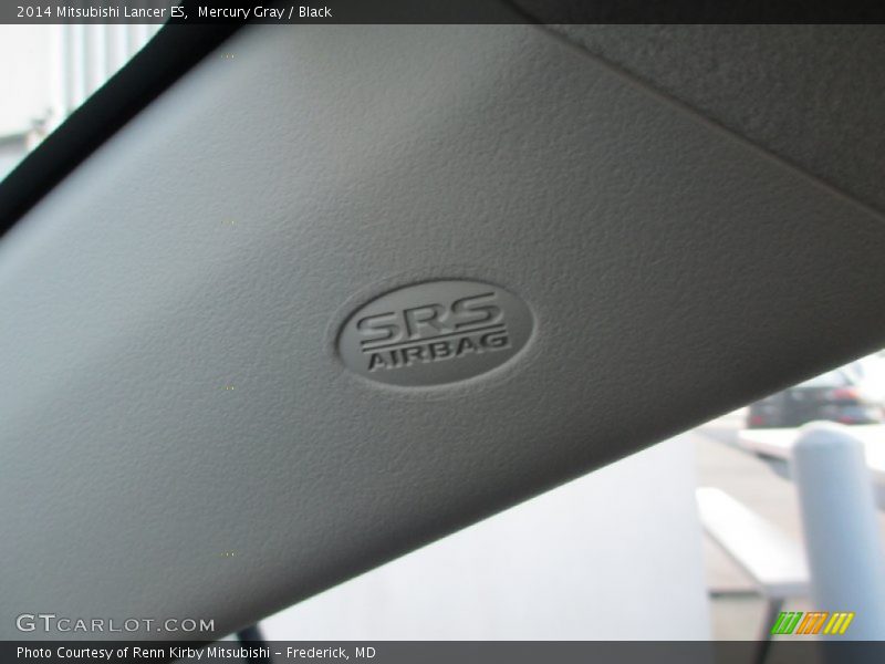 Mercury Gray / Black 2014 Mitsubishi Lancer ES