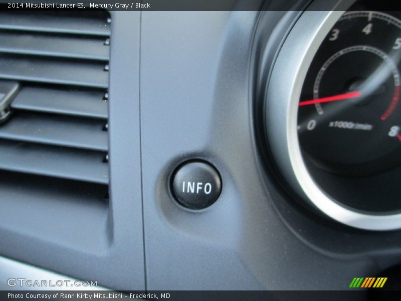 Mercury Gray / Black 2014 Mitsubishi Lancer ES