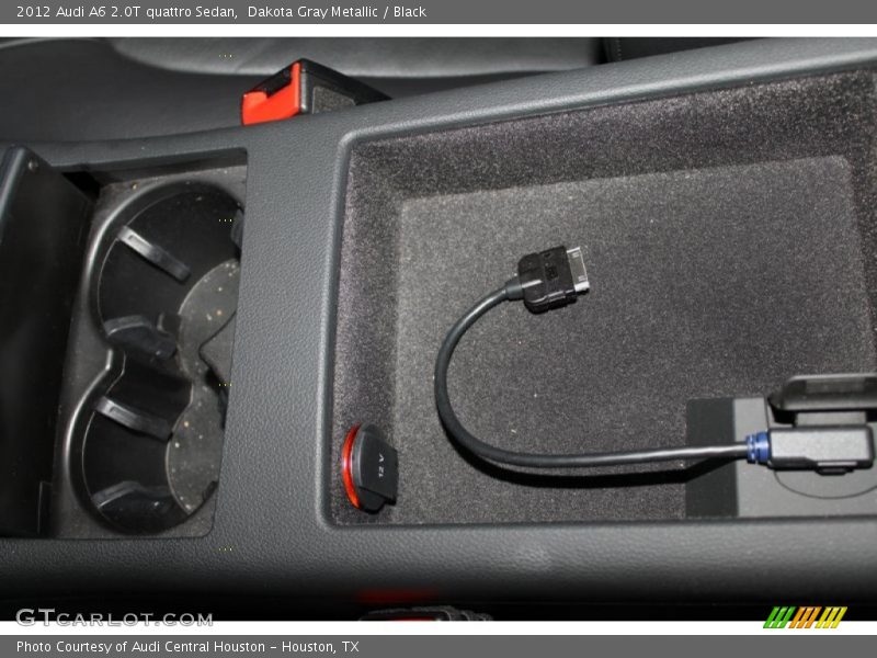 Dakota Gray Metallic / Black 2012 Audi A6 2.0T quattro Sedan