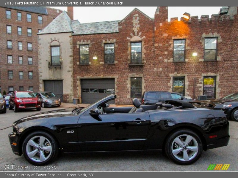 Black / Charcoal Black 2013 Ford Mustang GT Premium Convertible