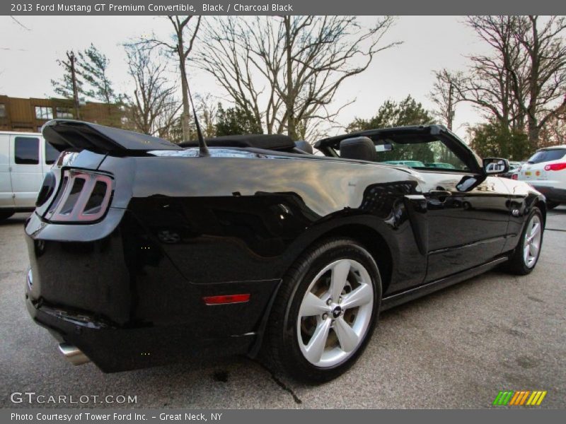 Black / Charcoal Black 2013 Ford Mustang GT Premium Convertible