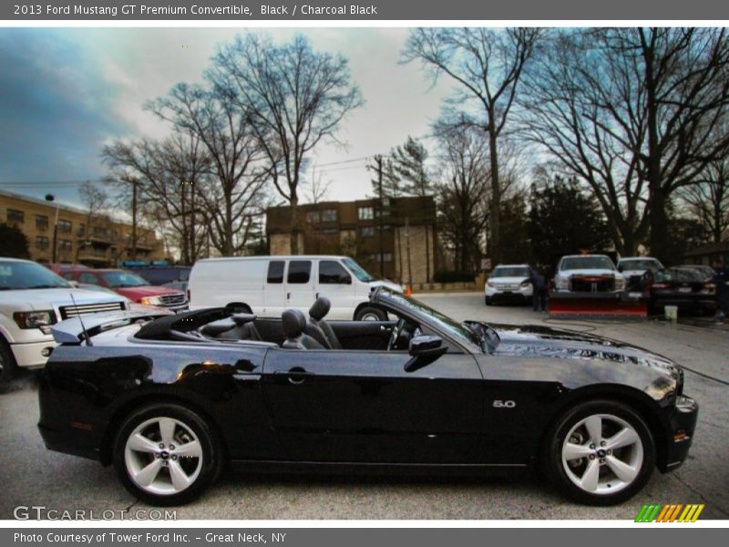 Black / Charcoal Black 2013 Ford Mustang GT Premium Convertible