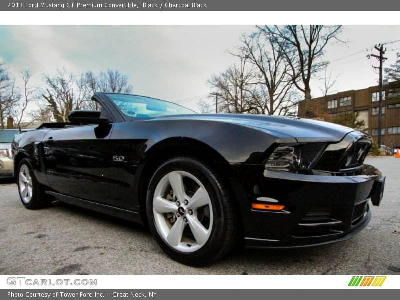 Black / Charcoal Black 2013 Ford Mustang GT Premium Convertible