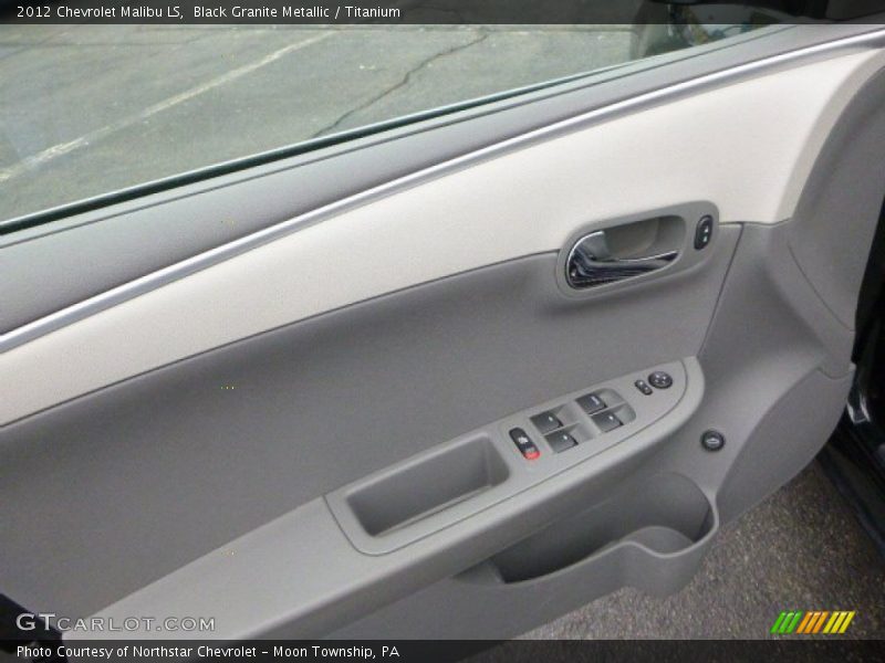 Black Granite Metallic / Titanium 2012 Chevrolet Malibu LS