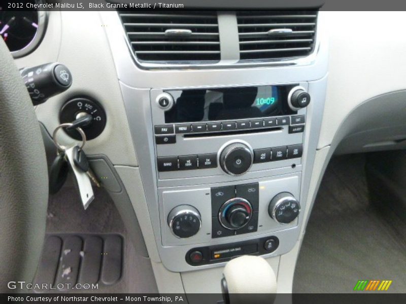 Black Granite Metallic / Titanium 2012 Chevrolet Malibu LS