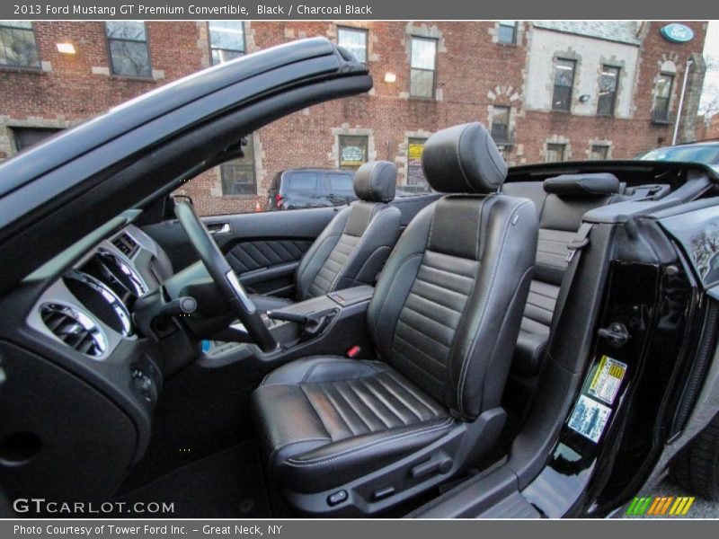 Front Seat of 2013 Mustang GT Premium Convertible