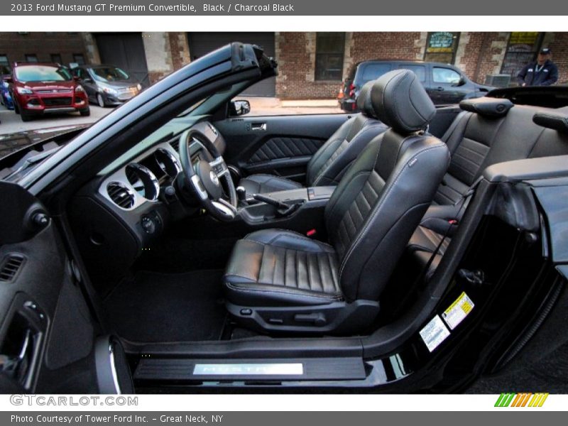  2013 Mustang GT Premium Convertible Charcoal Black Interior