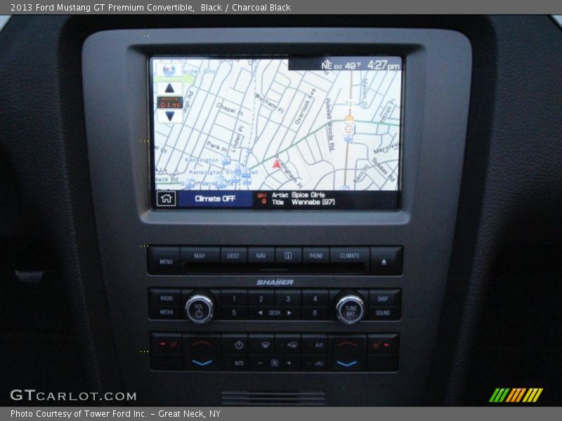 Navigation of 2013 Mustang GT Premium Convertible