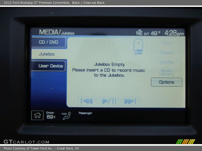 Black / Charcoal Black 2013 Ford Mustang GT Premium Convertible