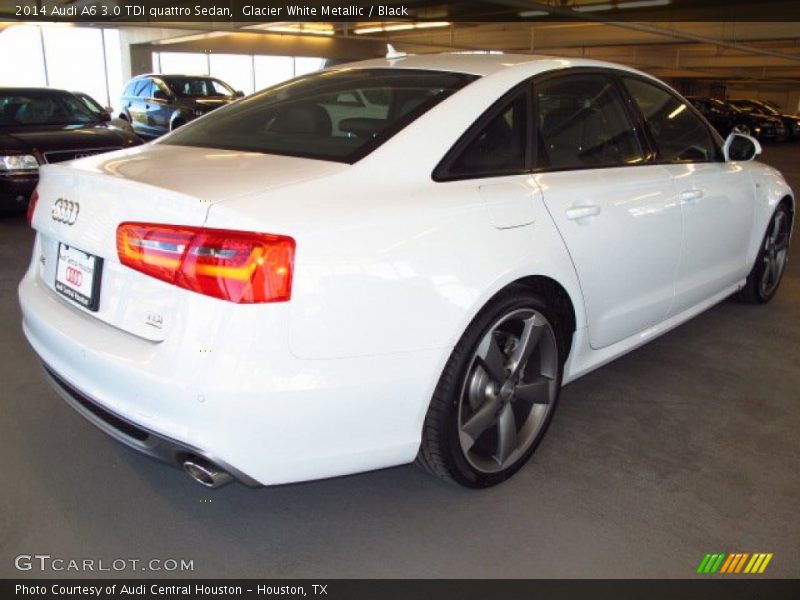 Glacier White Metallic / Black 2014 Audi A6 3.0 TDI quattro Sedan