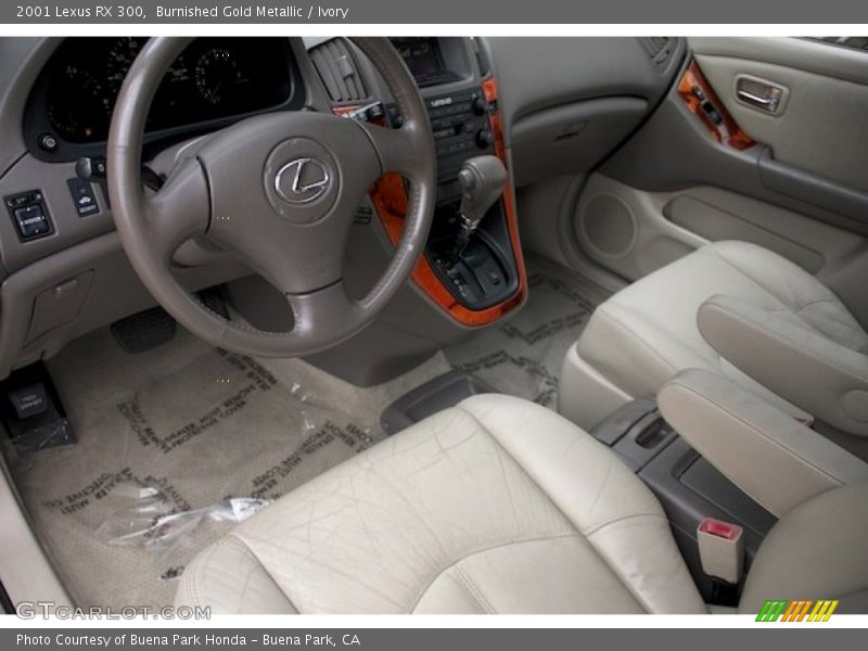 Burnished Gold Metallic / Ivory 2001 Lexus RX 300