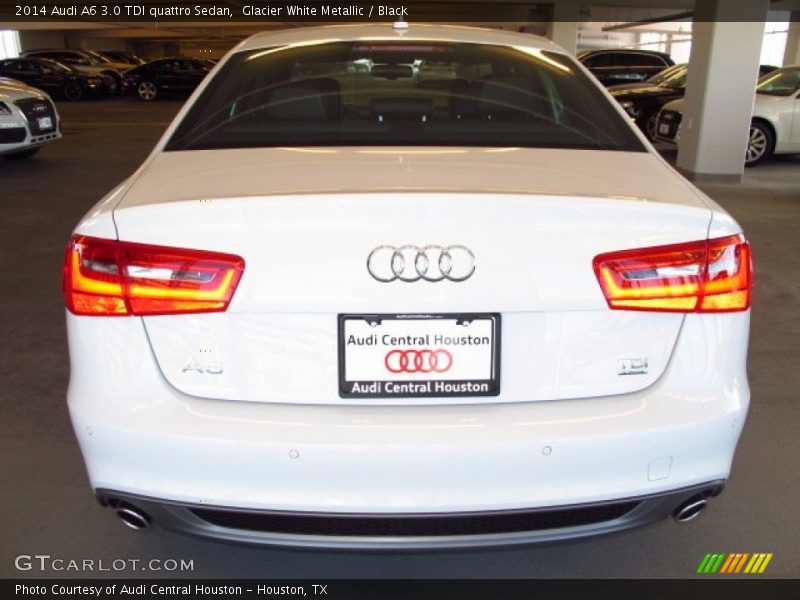 Glacier White Metallic / Black 2014 Audi A6 3.0 TDI quattro Sedan
