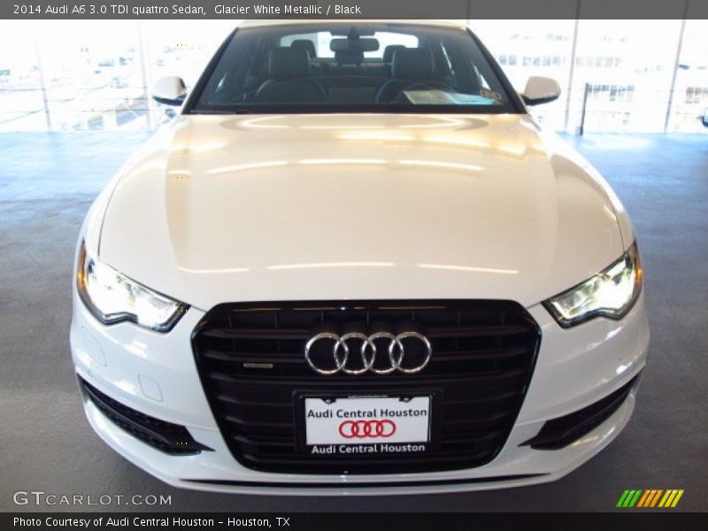 Glacier White Metallic / Black 2014 Audi A6 3.0 TDI quattro Sedan
