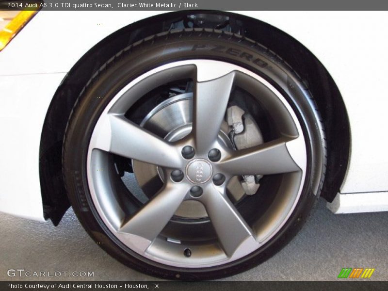 Glacier White Metallic / Black 2014 Audi A6 3.0 TDI quattro Sedan