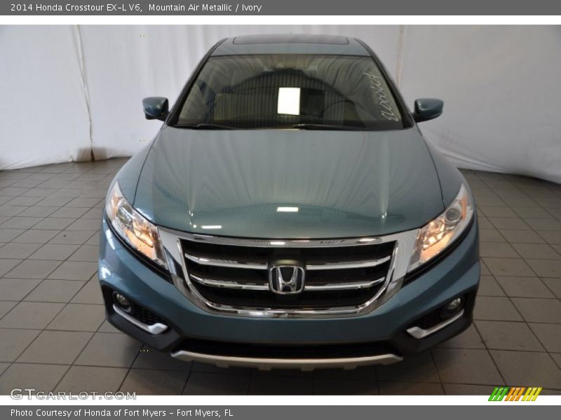 Mountain Air Metallic / Ivory 2014 Honda Crosstour EX-L V6