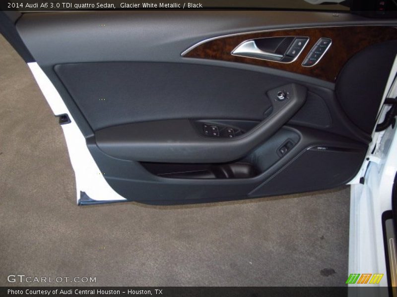 Glacier White Metallic / Black 2014 Audi A6 3.0 TDI quattro Sedan