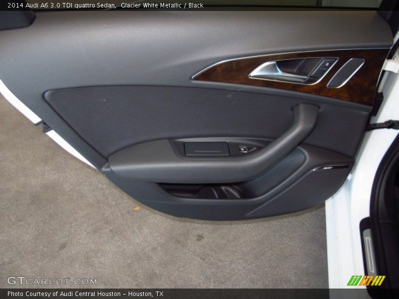 Glacier White Metallic / Black 2014 Audi A6 3.0 TDI quattro Sedan