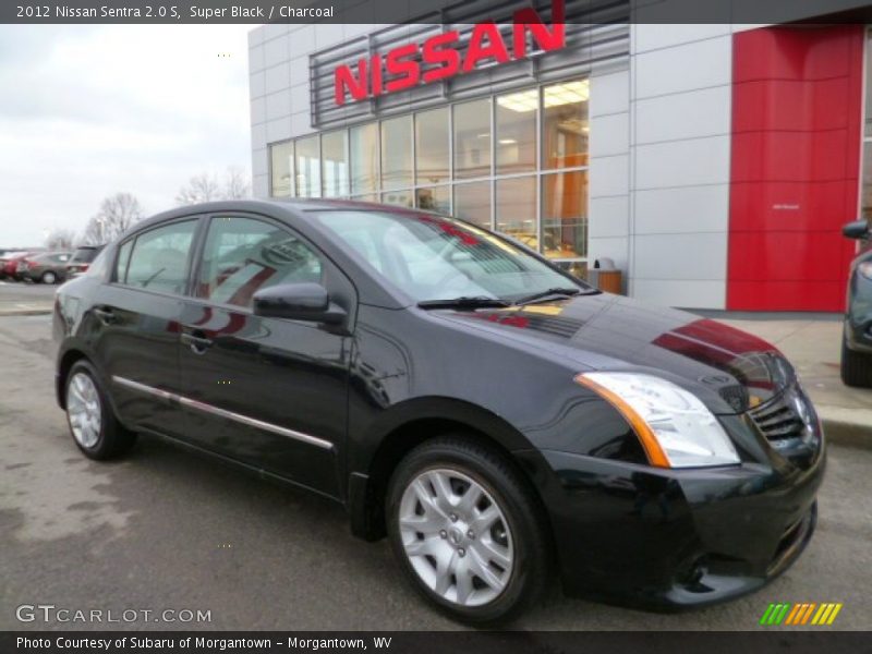 Super Black / Charcoal 2012 Nissan Sentra 2.0 S