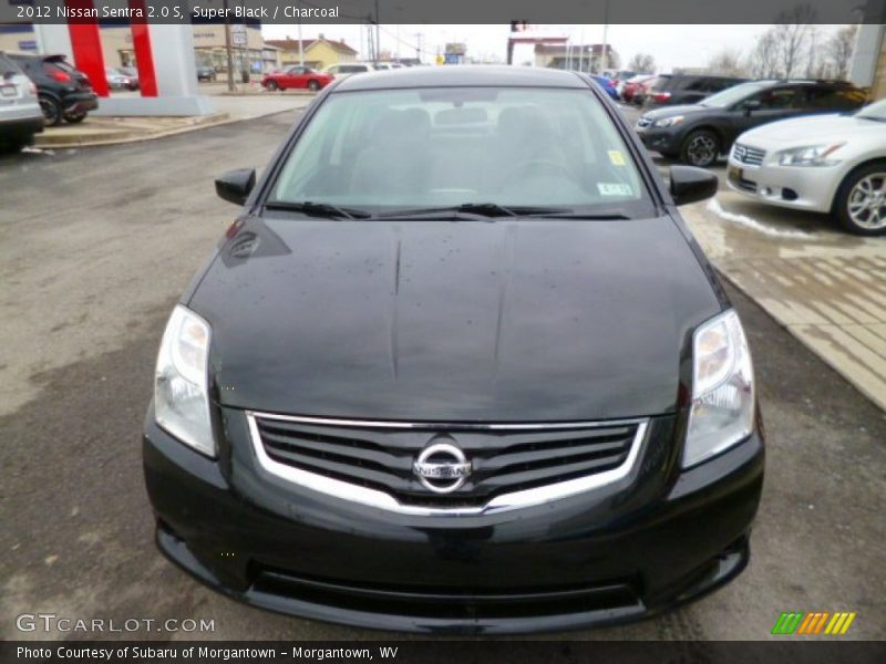 Super Black / Charcoal 2012 Nissan Sentra 2.0 S