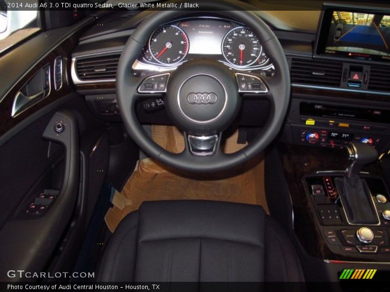 Glacier White Metallic / Black 2014 Audi A6 3.0 TDI quattro Sedan