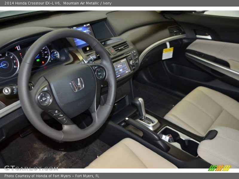 Ivory Interior - 2014 Crosstour EX-L V6 