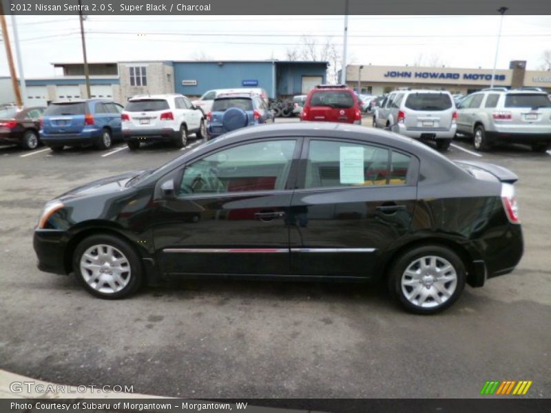 Super Black / Charcoal 2012 Nissan Sentra 2.0 S