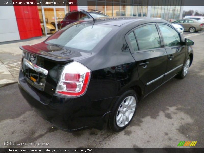 Super Black / Charcoal 2012 Nissan Sentra 2.0 S