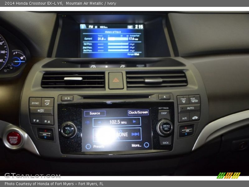 Controls of 2014 Crosstour EX-L V6