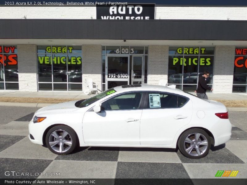 Bellanova White Pearl / Parchment 2013 Acura ILX 2.0L Technology