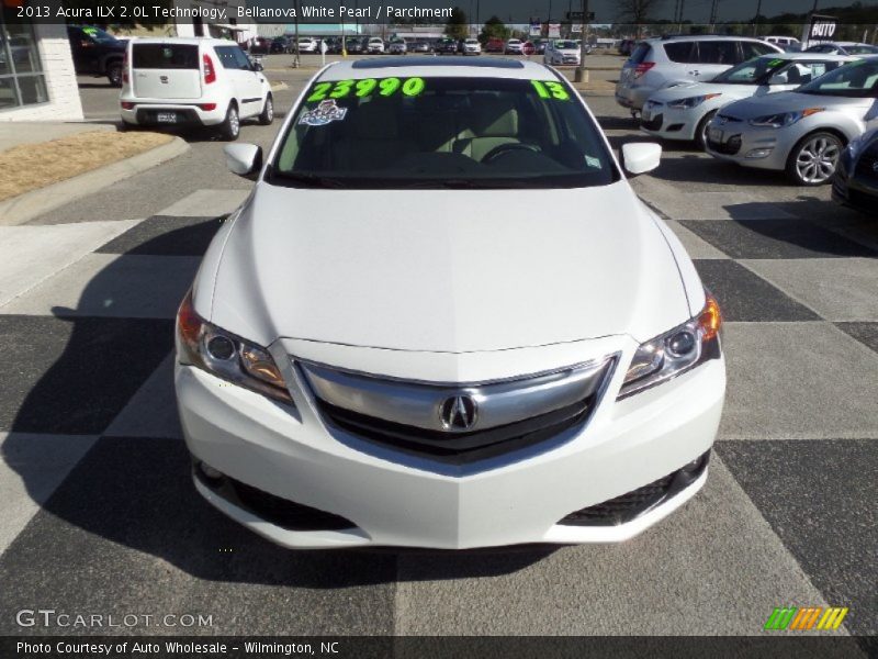 Bellanova White Pearl / Parchment 2013 Acura ILX 2.0L Technology