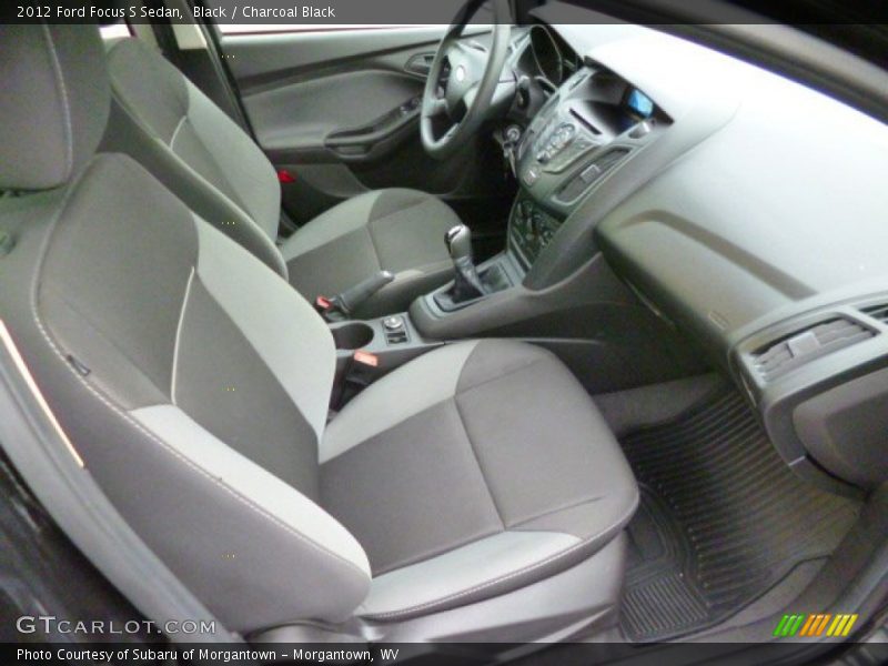 Black / Charcoal Black 2012 Ford Focus S Sedan