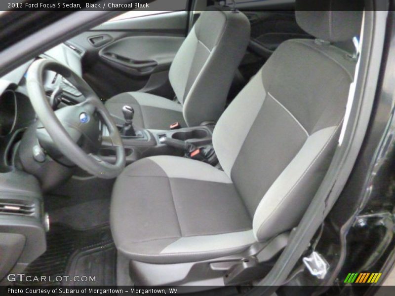 Black / Charcoal Black 2012 Ford Focus S Sedan