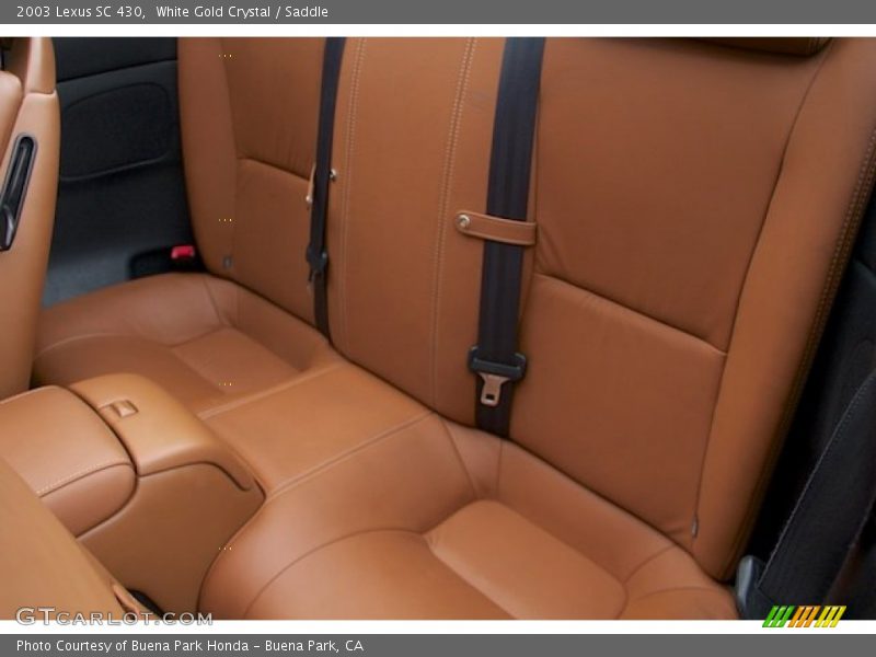 White Gold Crystal / Saddle 2003 Lexus SC 430