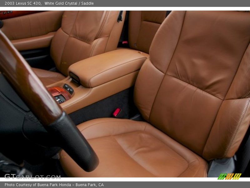 White Gold Crystal / Saddle 2003 Lexus SC 430