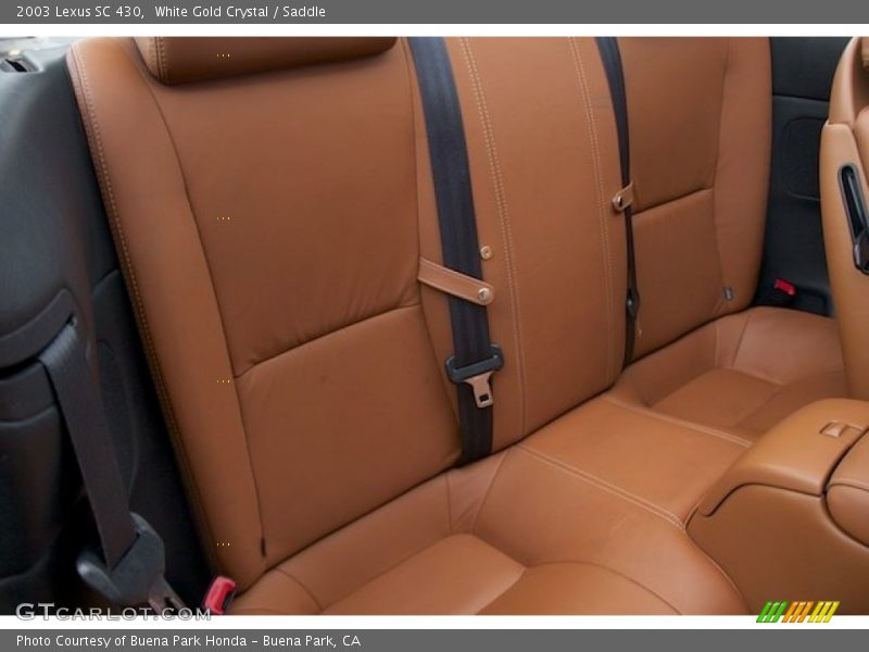 White Gold Crystal / Saddle 2003 Lexus SC 430