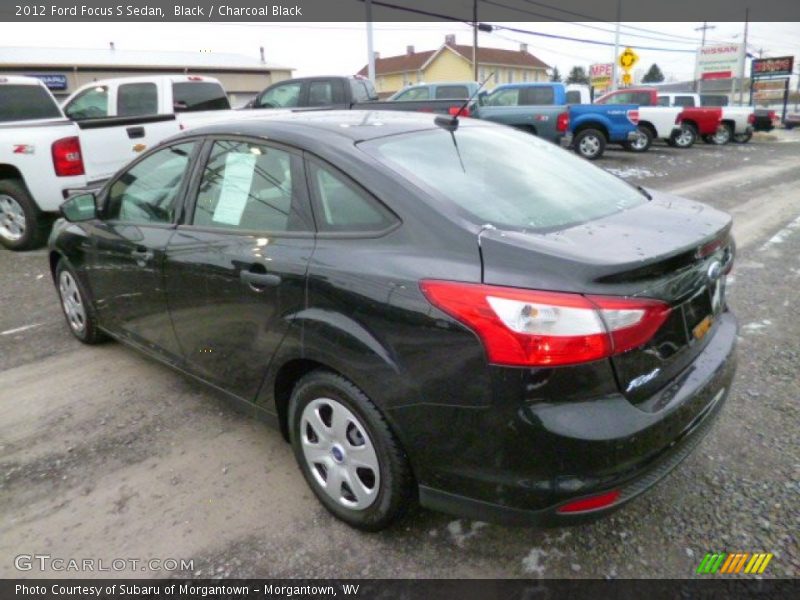 Black / Charcoal Black 2012 Ford Focus S Sedan