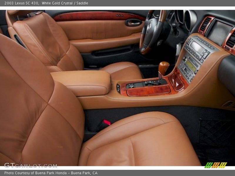 White Gold Crystal / Saddle 2003 Lexus SC 430