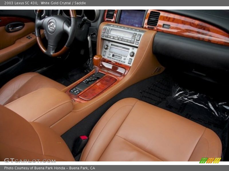 White Gold Crystal / Saddle 2003 Lexus SC 430