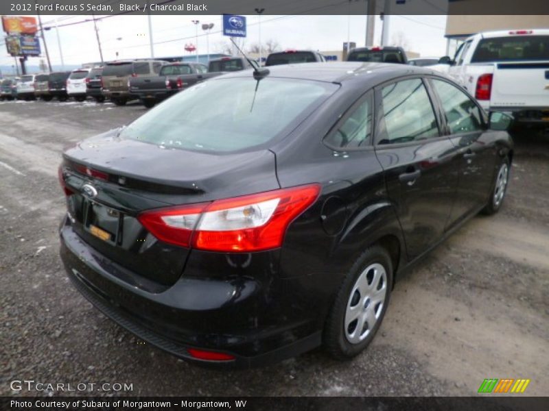 Black / Charcoal Black 2012 Ford Focus S Sedan