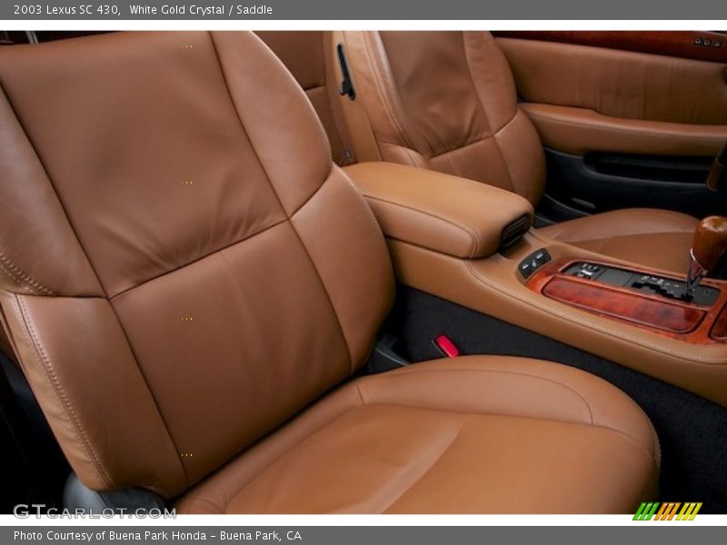 White Gold Crystal / Saddle 2003 Lexus SC 430