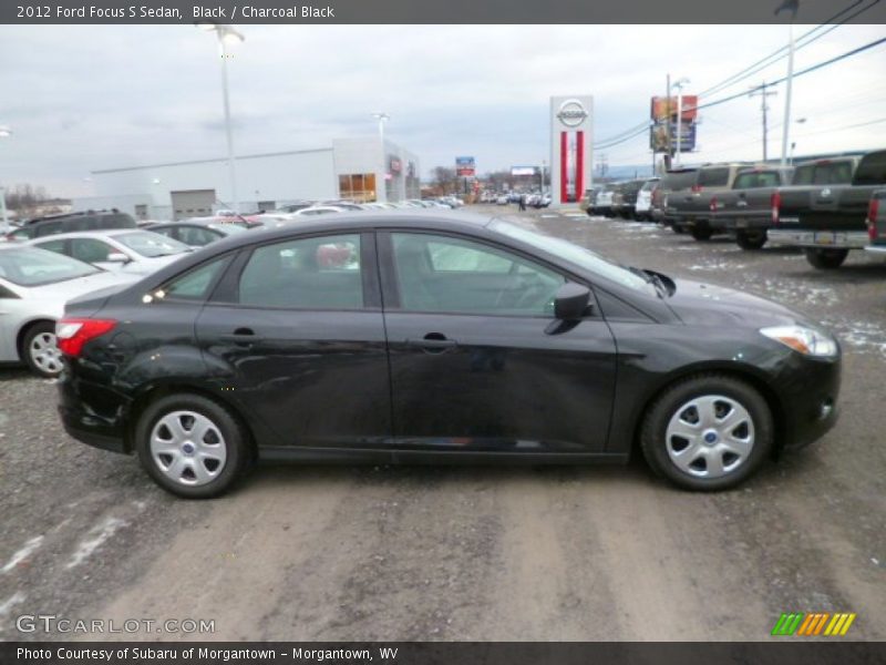 Black / Charcoal Black 2012 Ford Focus S Sedan