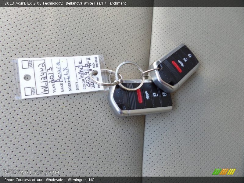 Bellanova White Pearl / Parchment 2013 Acura ILX 2.0L Technology