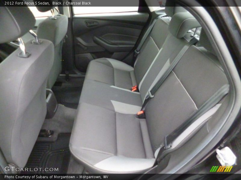 Black / Charcoal Black 2012 Ford Focus S Sedan