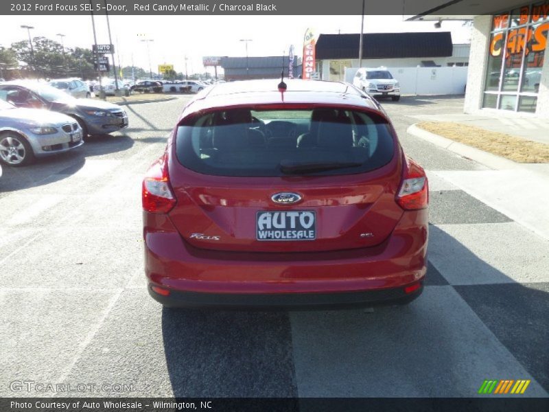 Red Candy Metallic / Charcoal Black 2012 Ford Focus SEL 5-Door